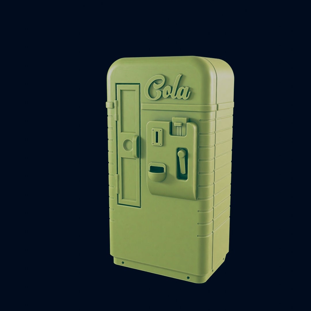 Cola Machine Scatter Terrain | 28mm - 54mm Scale | Survivor Terrain | Fantasy Scatter | Sci Fi Terrain | Superhero