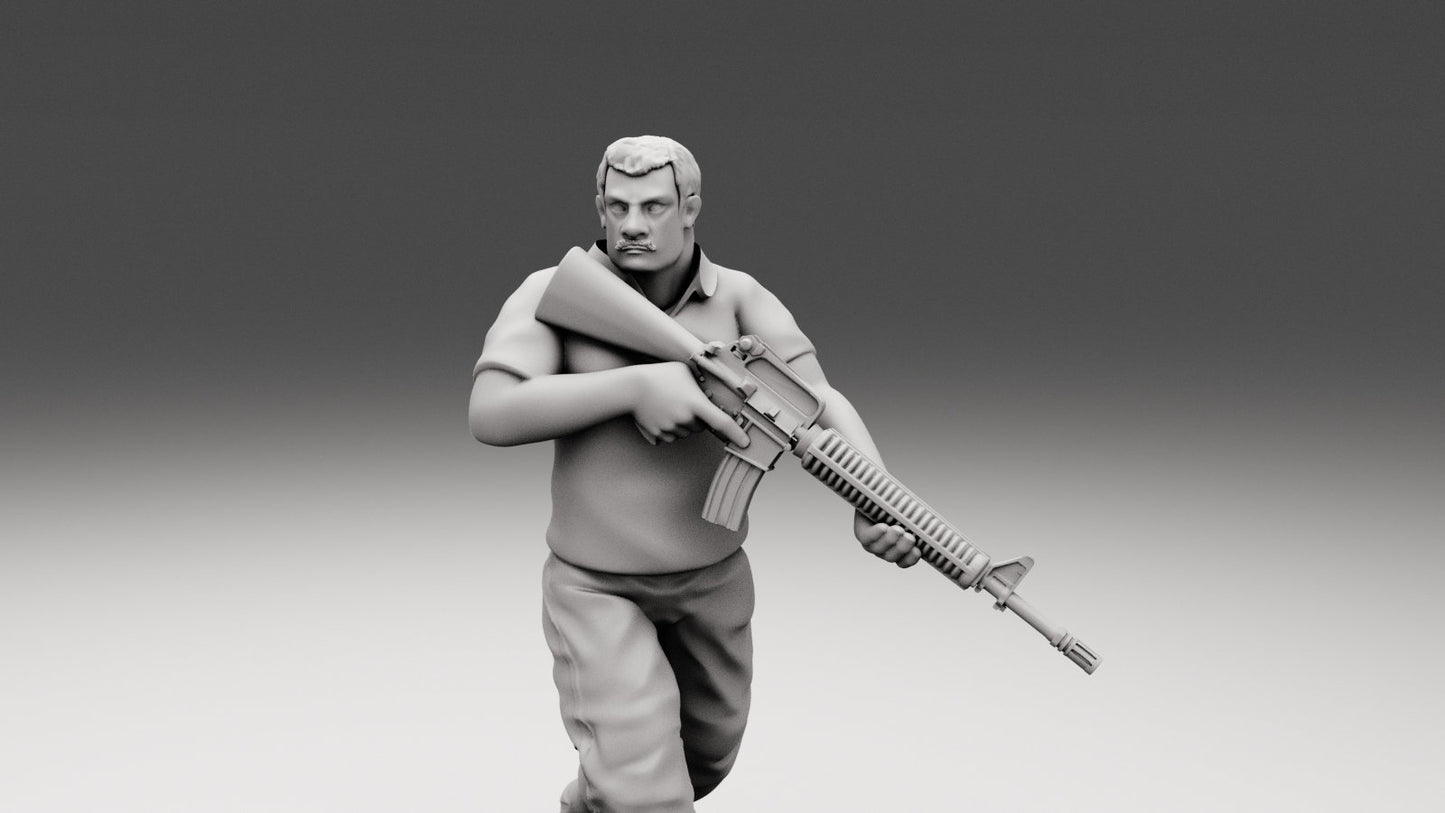7pc Cartel Gang - 28mm Scale Resin Military Miniature | Zona Alfa | Spectre Ops Mini