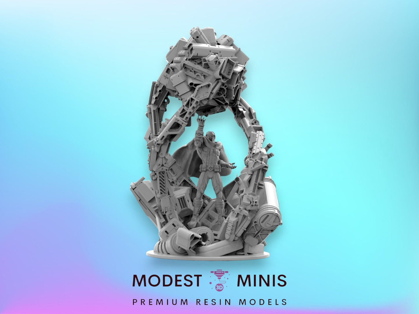 Magnet Master Brotherhood - 40mm  Miniature | Crisis Protocol Proxy | Trident
