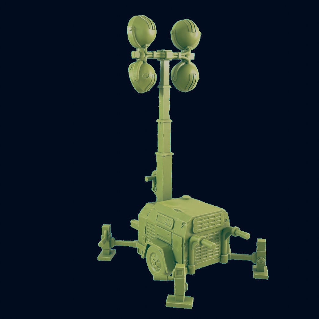 Portable Light Scatter Terrain | 28mm - 54mm Scale | Survivor Terrain | Fantasy Scatter | Sci Fi Terrain | Superhero