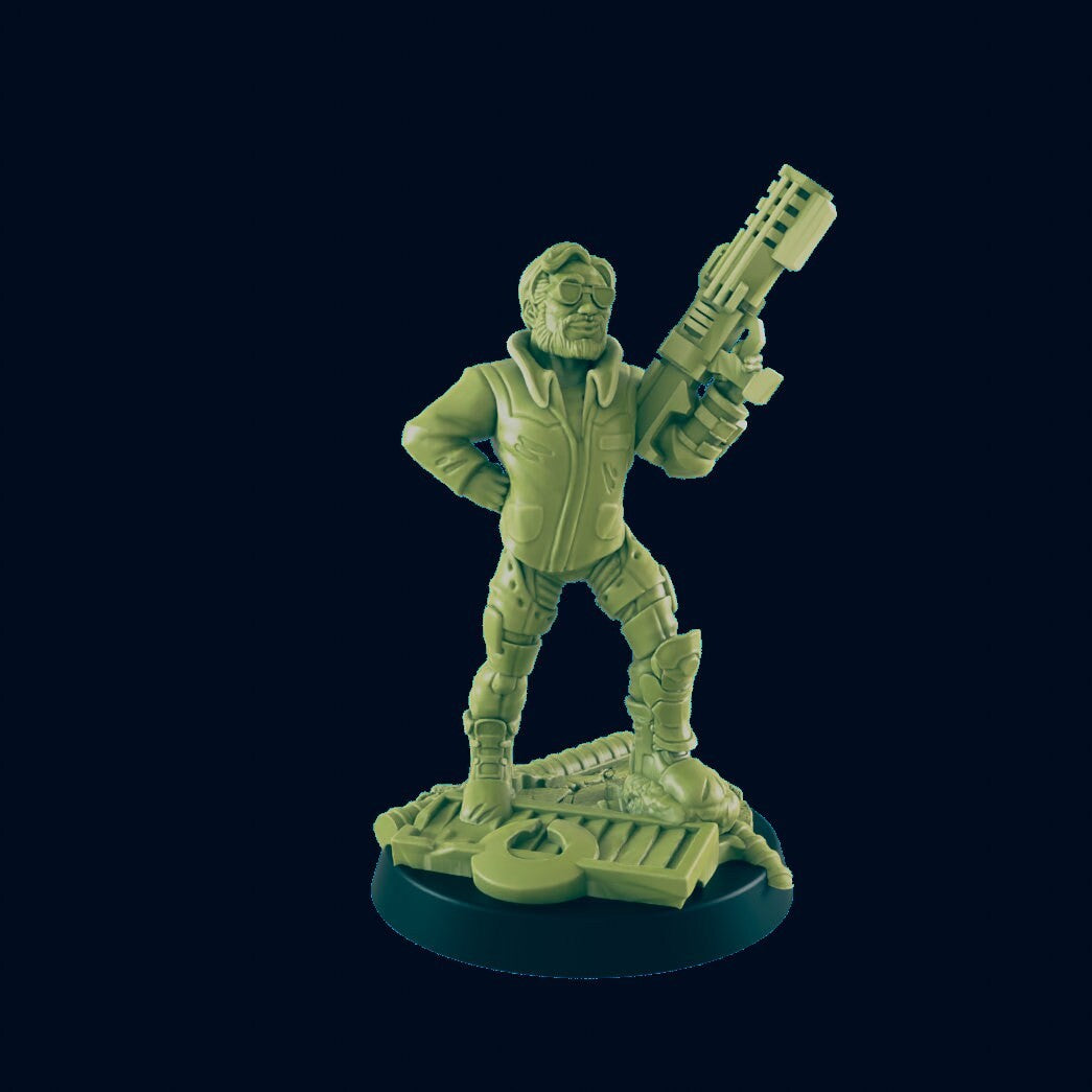 Vault Dweller Male 28mm - 100mm Scale Resin Mini - Survivors | Zombicide | Badlands