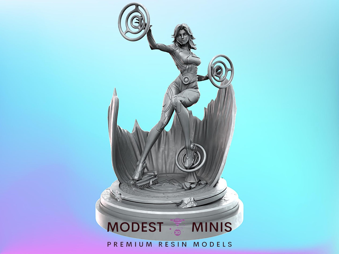 Hollow Hottie - 32mm - 40mm Mini | DnD Mini | Superhero | C27
