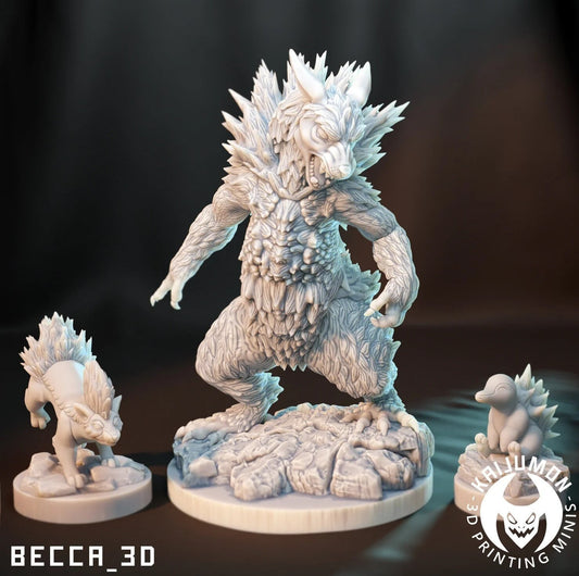 Fire Mouse - Resin Kaiju Minis | Dungeons and Dragons Mini | Sci Fi | Fantasy Resin