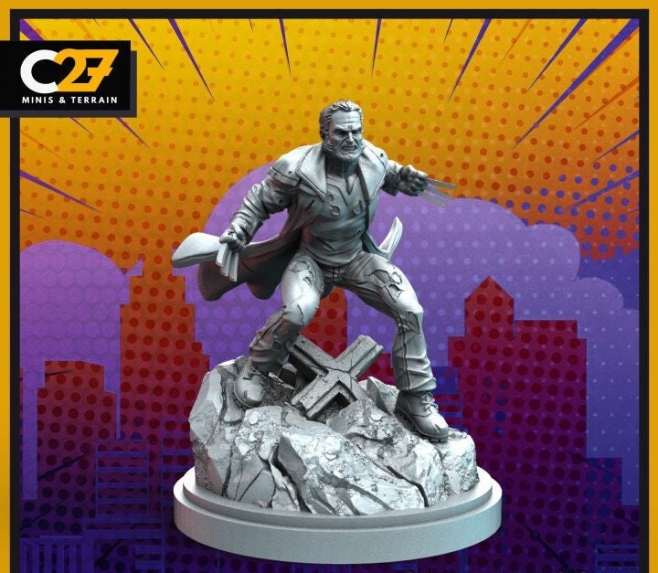 Old Man Clawed Berserker - 32mm - 40mm Mini | Crisis Protocol Proxy | C27