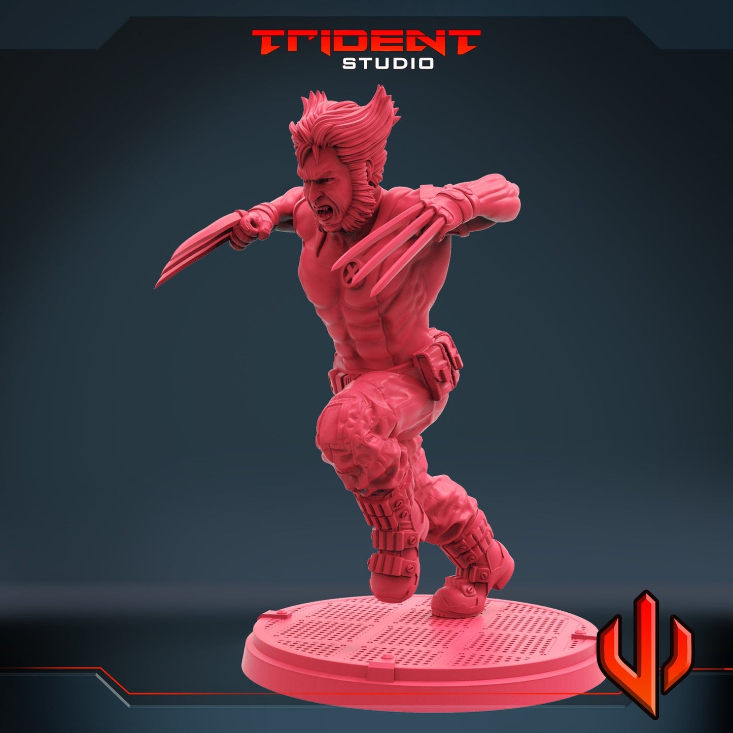 Feral Warrior - 40mm  Miniature | Crisis Protocol Proxy | Trident