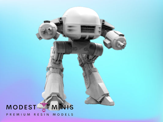 Experimental Battle Mech Series 3 C - 32mm Scale Miniature | RPG | Sci fi | Cyberpunk | Role Playing | Papsikel