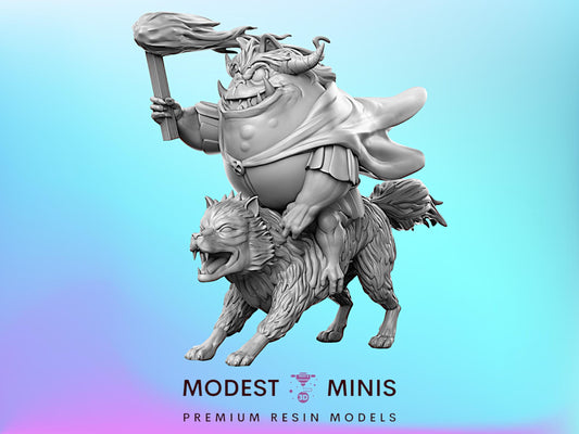 LOTR Goblin Warg - 32mm Scale DnD Miniature | Dungeons and Dragons | Classic JRPG Mini - RN Estudio
