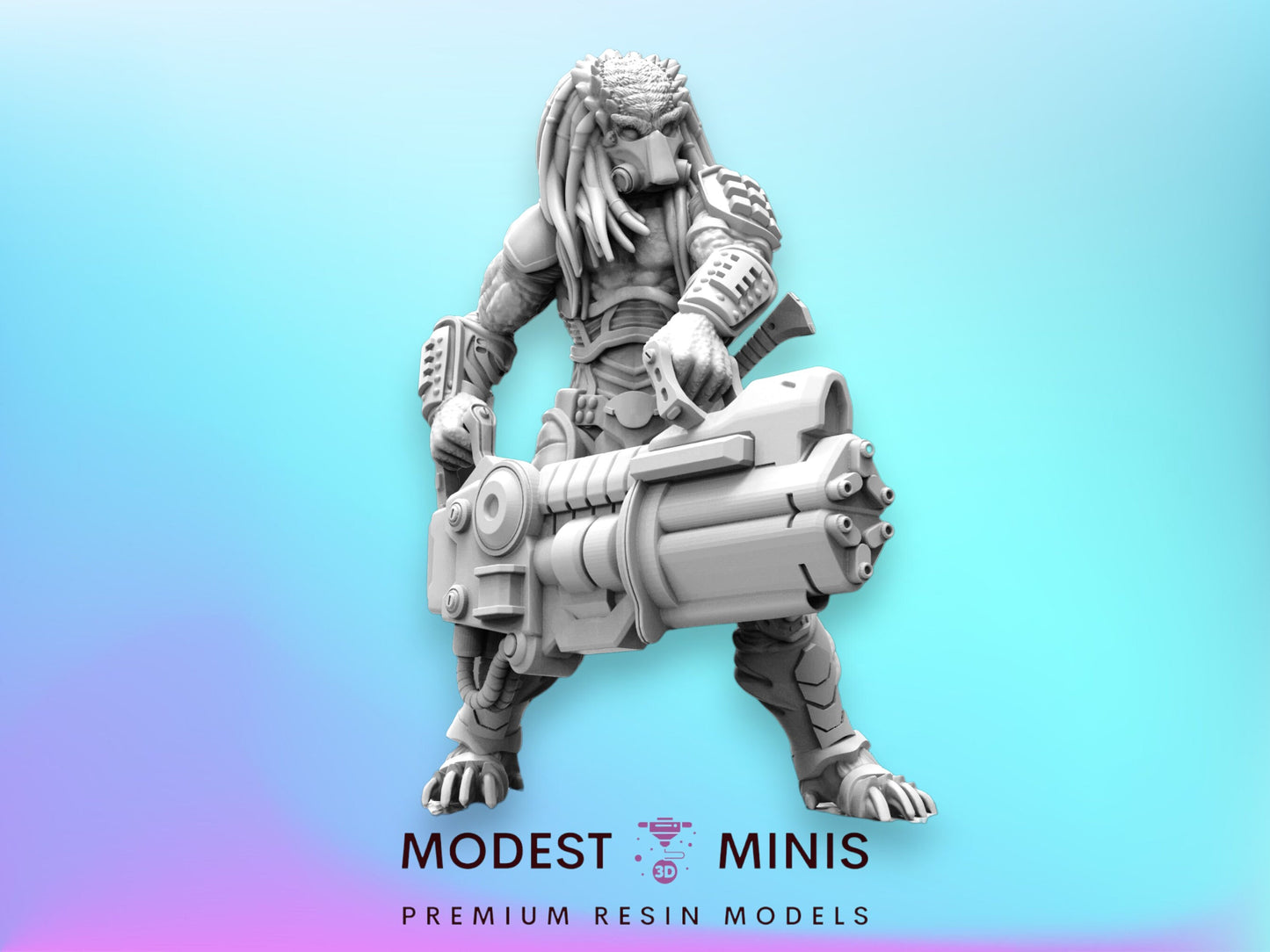 Dishonored Badblood Rakenrol - Resin Miniature | RPG | Sci fi | Cyberpunk | Role Playing | DnD | Papsikel Skull Hunters