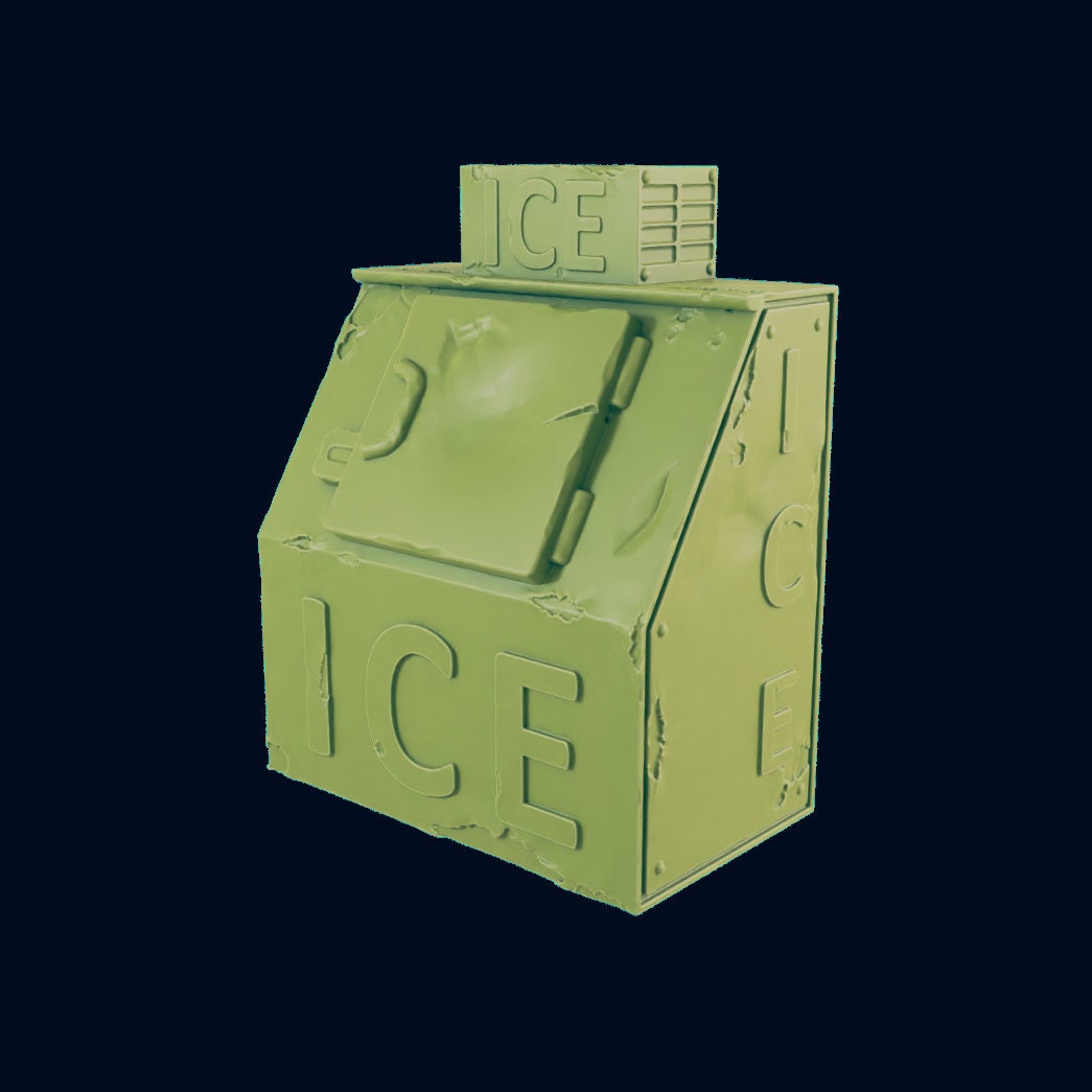 Ice Machine Scatter Terrain | 28mm - 54mm Scale | Survivor Terrain | Fantasy Scatter | Sci Fi Terrain | Superhero