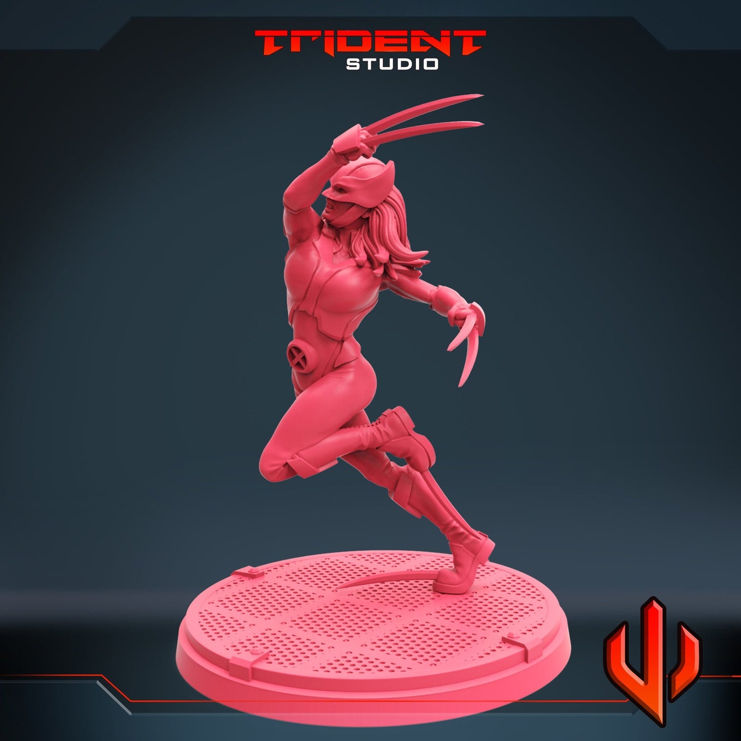 Feral Child B - X23 40mm  Miniature | Crisis Protocol Proxy | Trident
