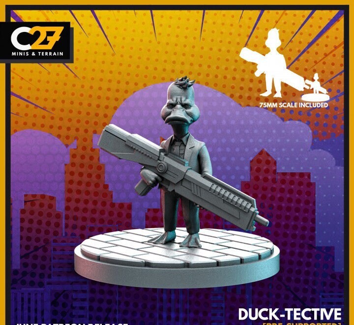 Duck-Tective - 32mm - 40mm Mini | Crisis Protocol Proxy | C27