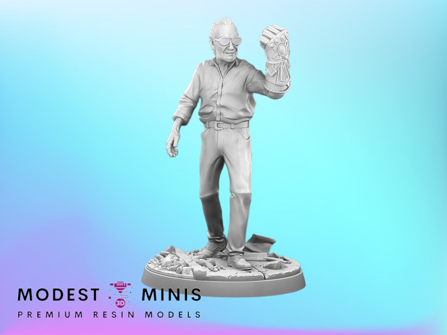 Survivor Stan the Man | 28mm - 100mm Scale Resin Mini | Marvel Zombicide | Vaultz