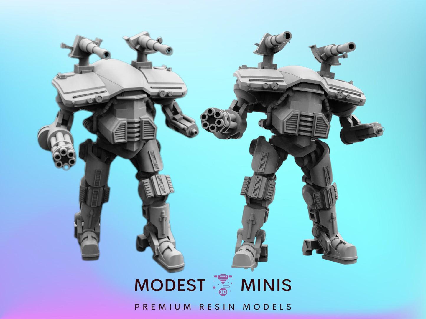 P11 Marawder Mechs - 32mm Scale Alien Miniature | RPG | Sci fi | Law Upholders | Role Playing | DnD | Papsikel