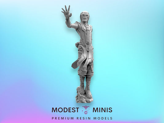 Ebony Telepath A - 40mm  Miniature | Crisis Protocol Proxy | Trident