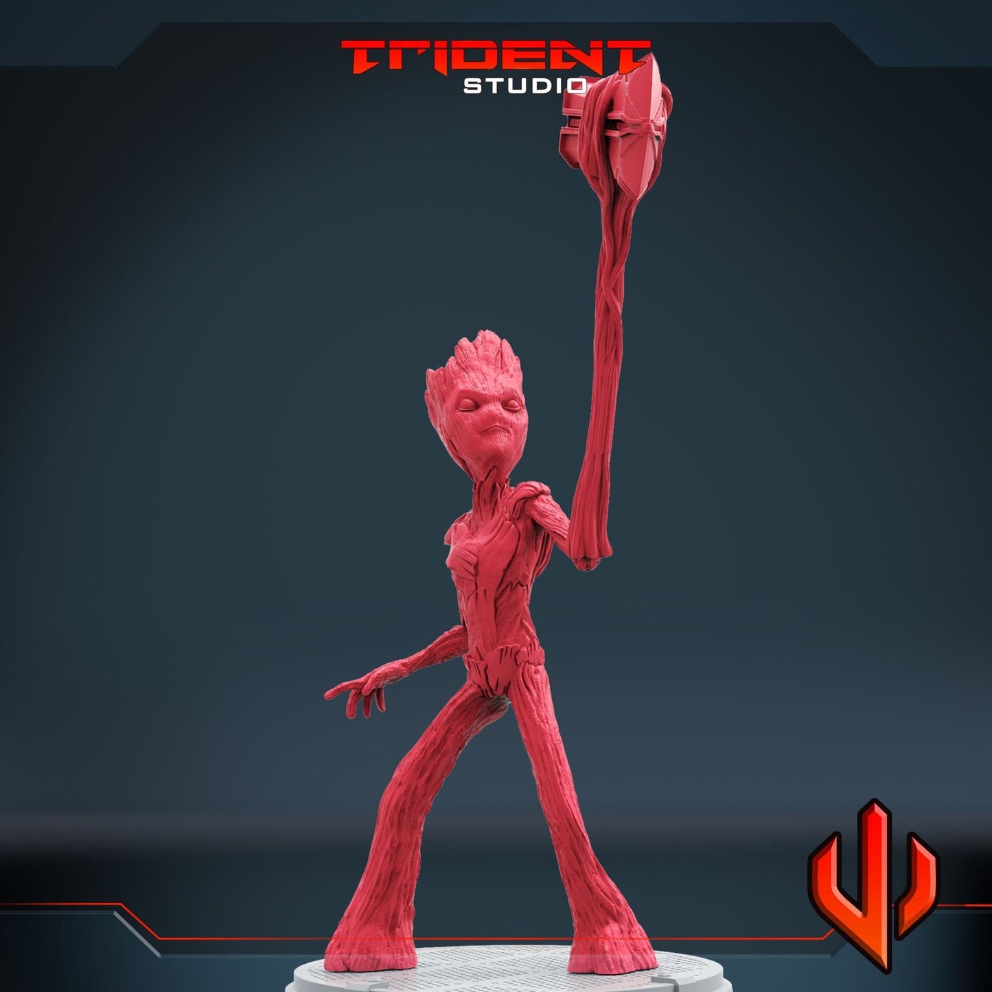 I AM Teen - Groot 40mm  Miniature | Crisis Protocol Proxy | Trident