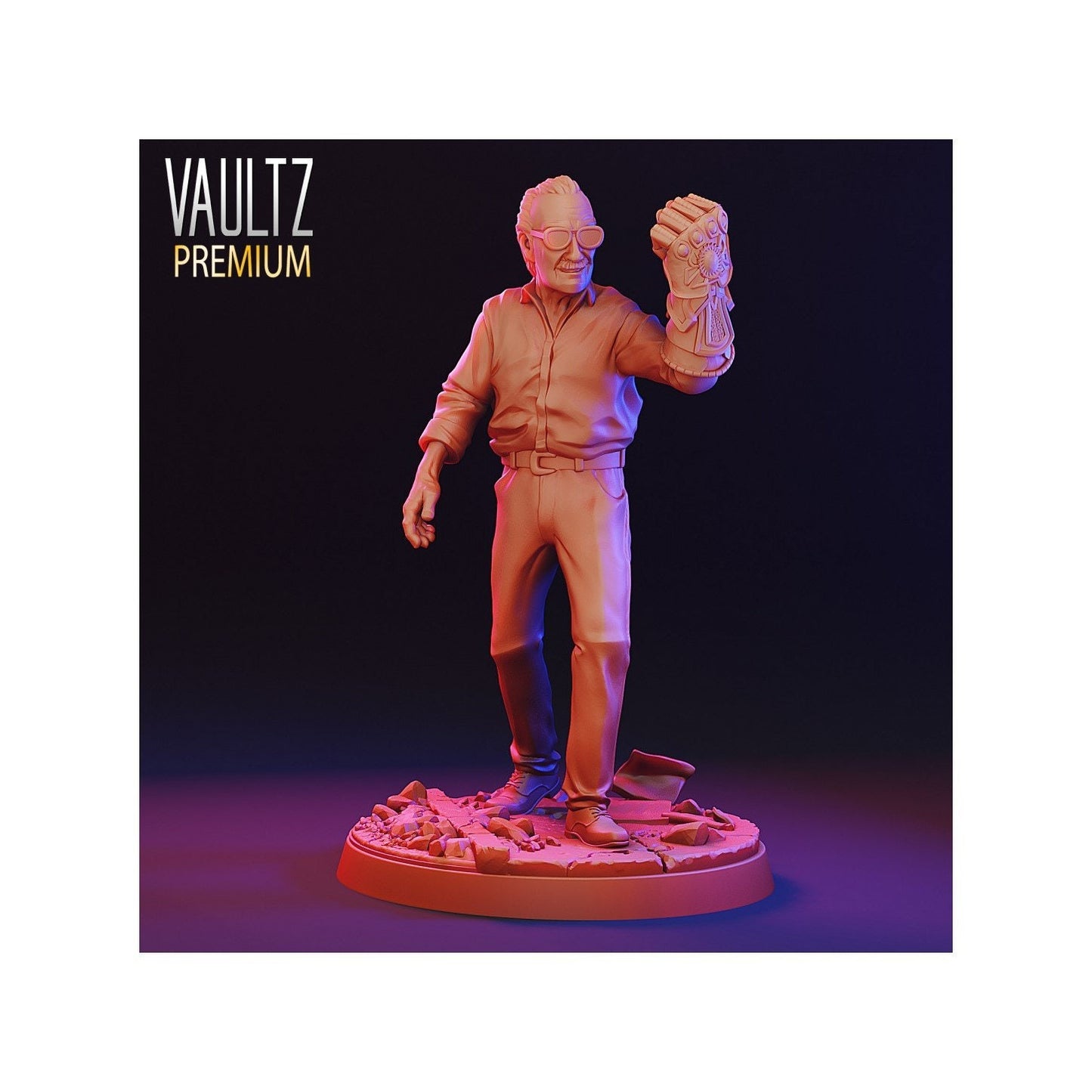 Survivor Stan the Man | 28mm - 100mm Scale Resin Mini | Marvel Zombicide | Vaultz