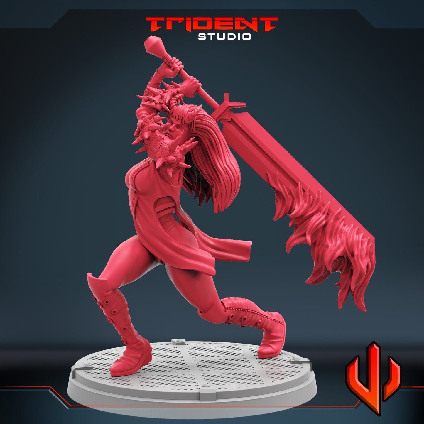 Phoenix Magic B - 40mm  Miniature | Crisis Protocol Proxy | Trident