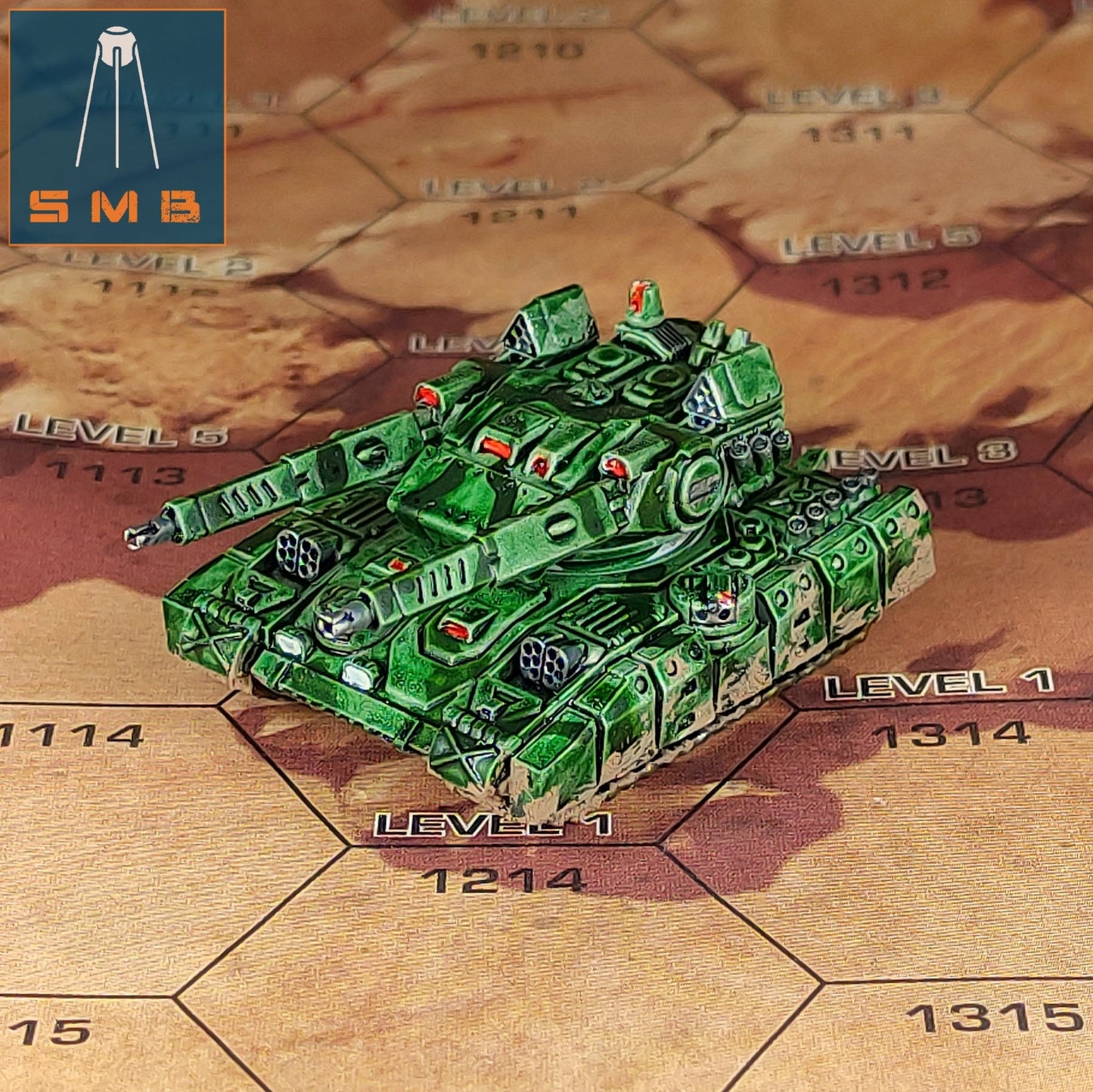 Behemothik Tank ALT | 1:265 | 6mm Battletech Scale | Mecha | Sir Mortimer
