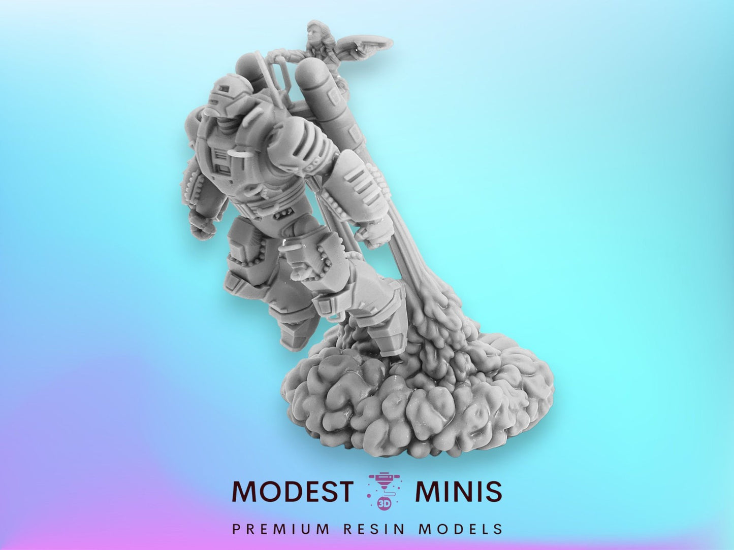 Chimera Buster w/ Captain - 40mm  Miniature | Crisis Protocol Proxy | Trident