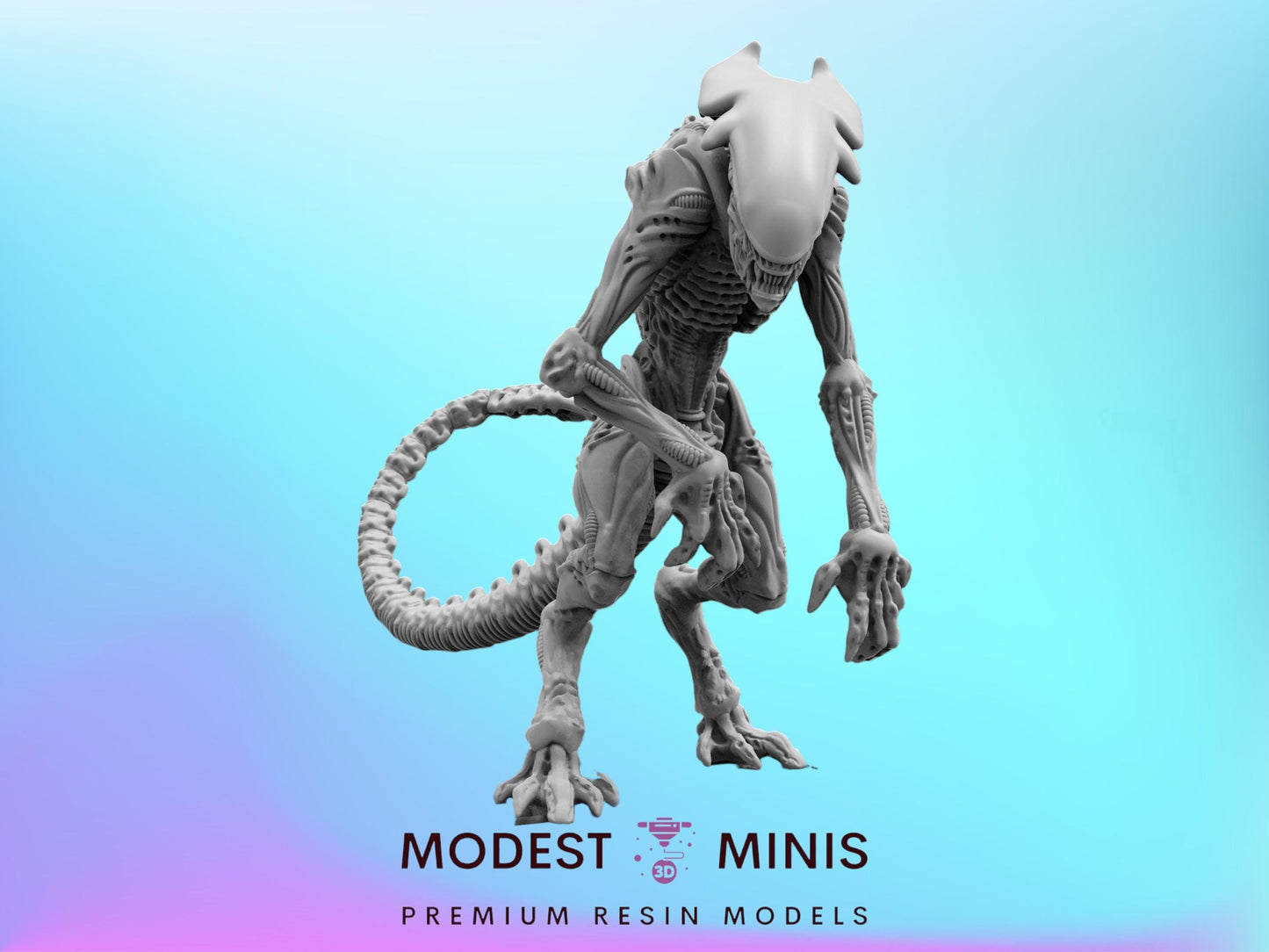 6pc Cheetah Aliens Set - Resin 3D Print Alien Miniature | RPG | Sci fi | Cyberpunk | Role Playing | DnD | Papsikel