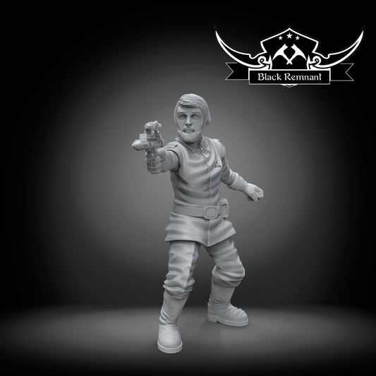 Insurgent General Crix - 28mm - 40mm Scale | D&D | Star Wars Legion Mini