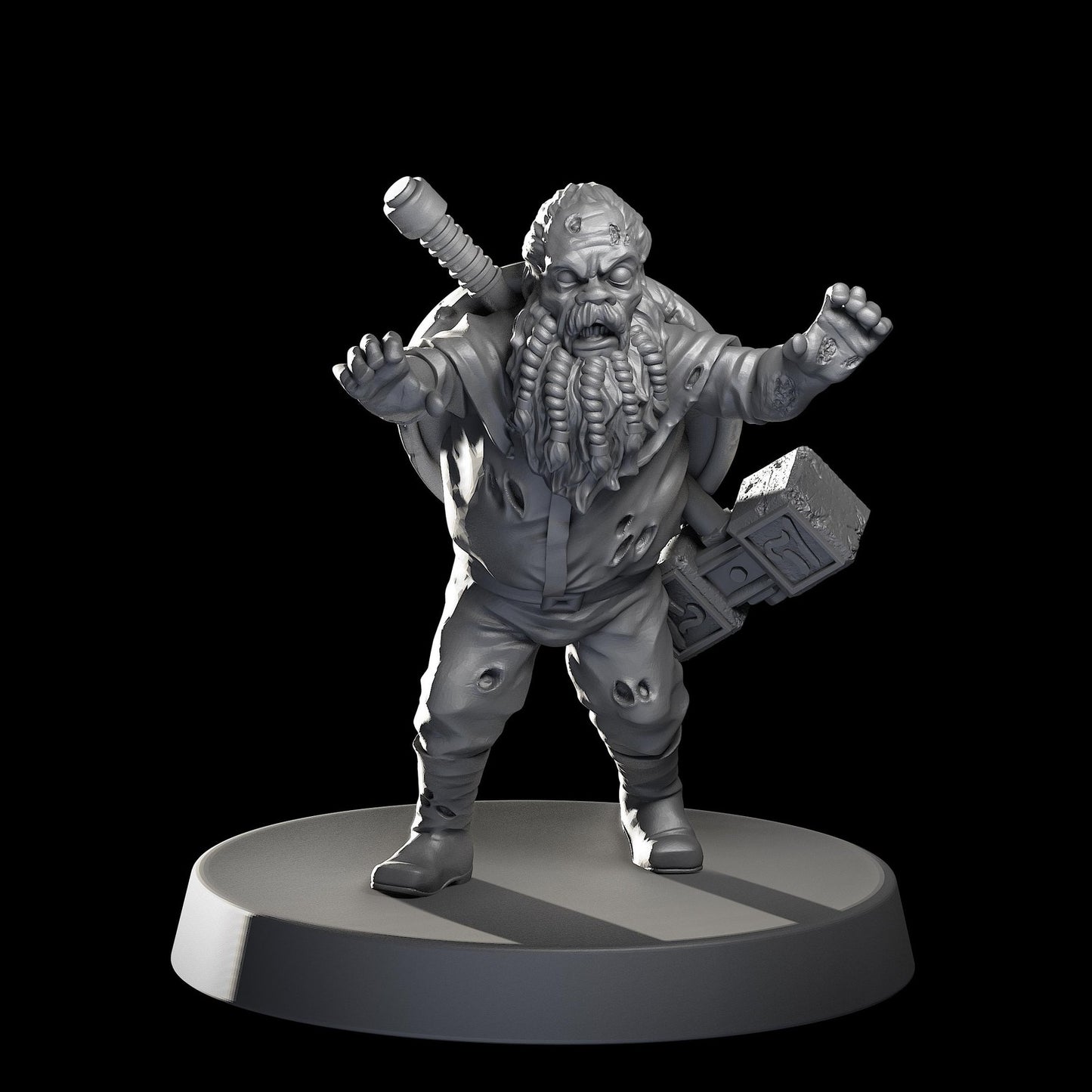 Zombie DnD Group | 28mm - 100mm Scale Resin Mini | Zombicide | Vaultz