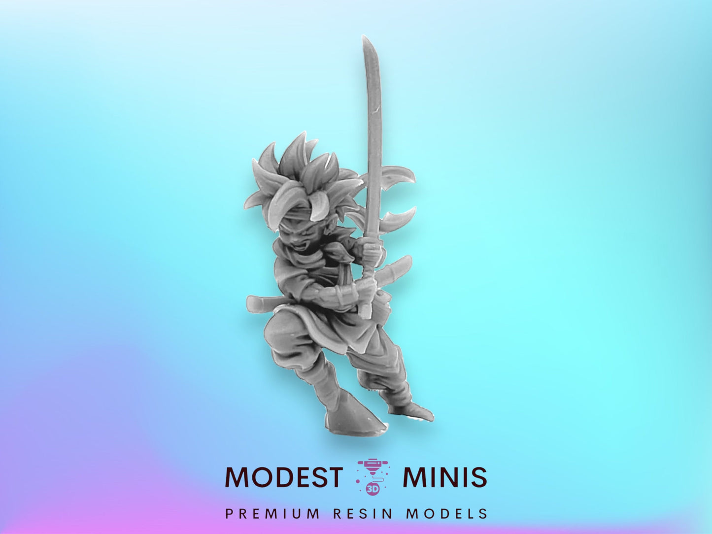 CT Kentaro - 32mm Scale DnD Miniature | Dungeons and Dragons| JRPG Mini - RN Estudio