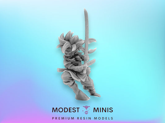 CT Kentaro - 32mm Scale DnD Miniature | Dungeons and Dragons| JRPG Mini - RN Estudio