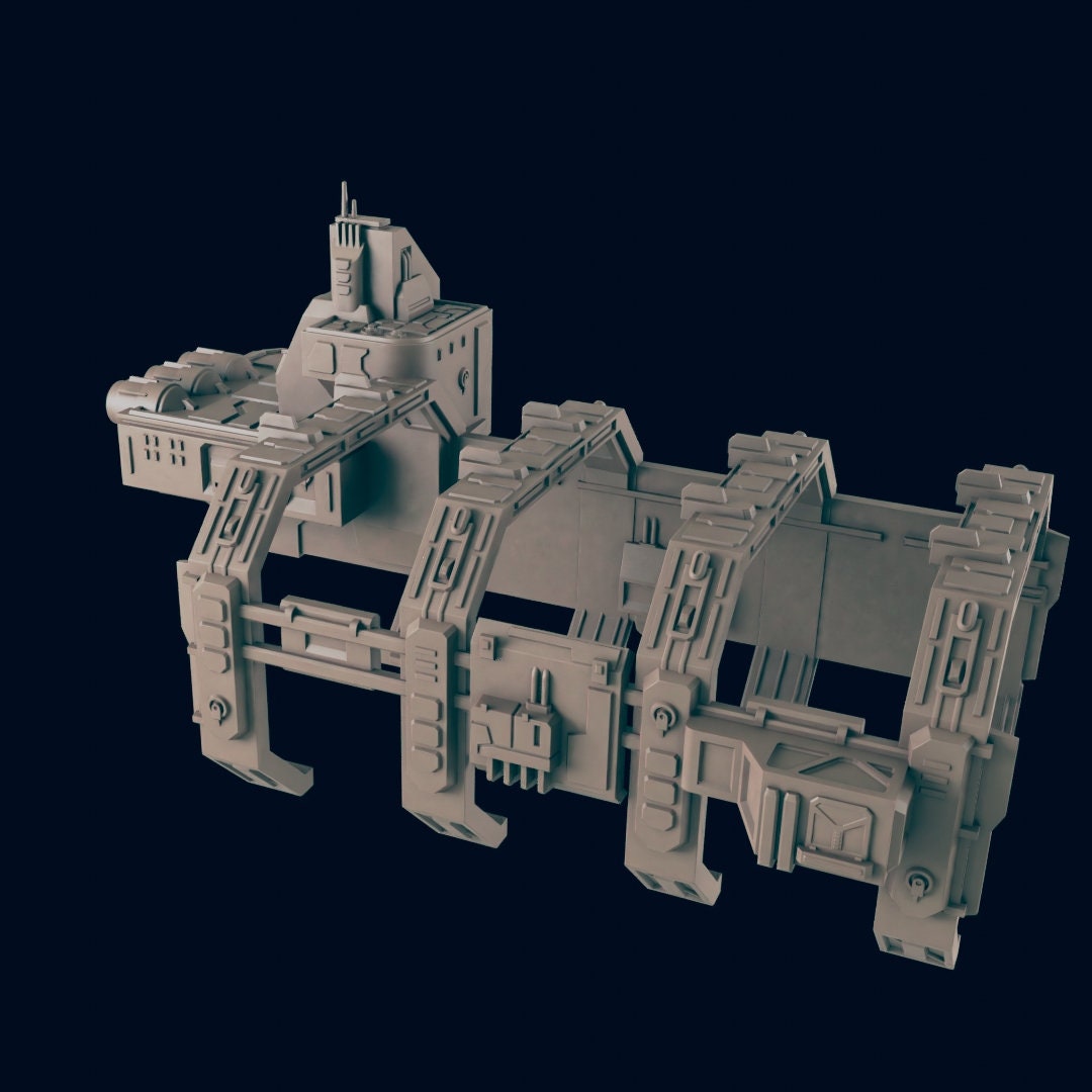 Ship Repair Facility Miniature - Fleetscale Mini | Starfinder | Billion Suns | Starmada | Firefly | Terra Conflict