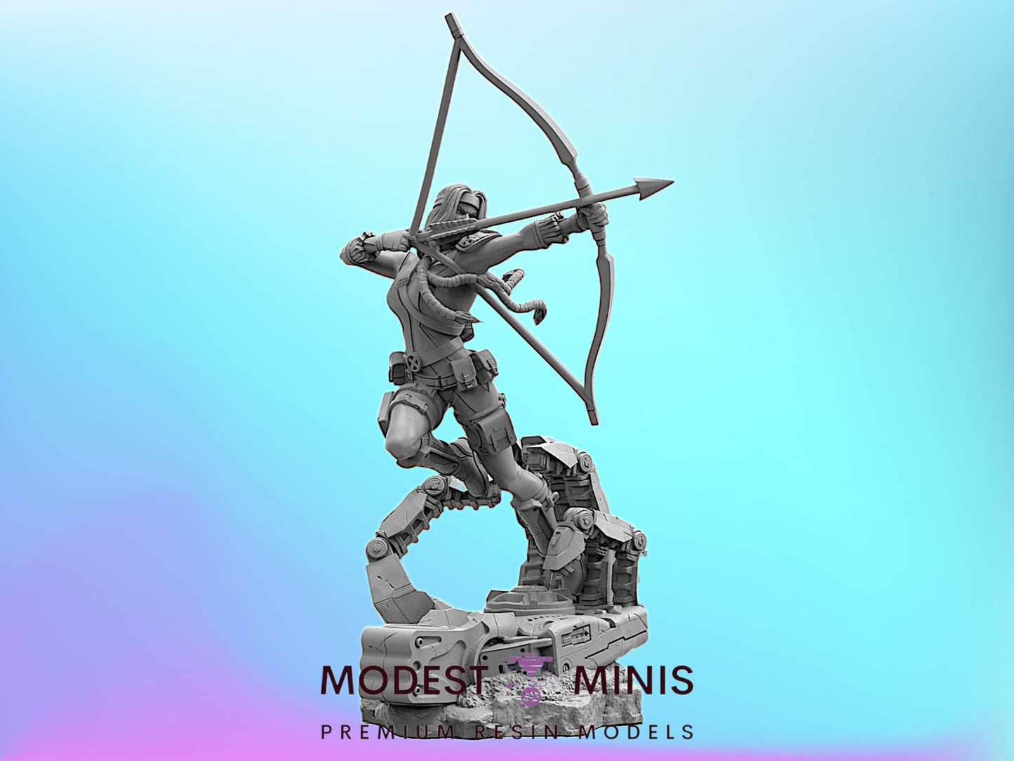Trident Bowyer Dani - 40mm  Miniature | Crisis Protocol Proxy | Trident