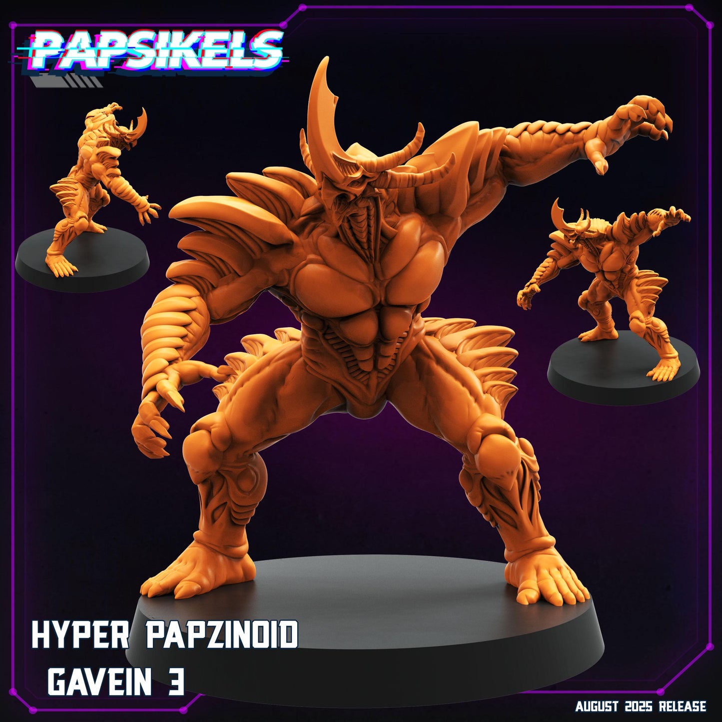 Hyper Papsinoid Gavein - Resin Cyberpunk Miniature  | Papsikels