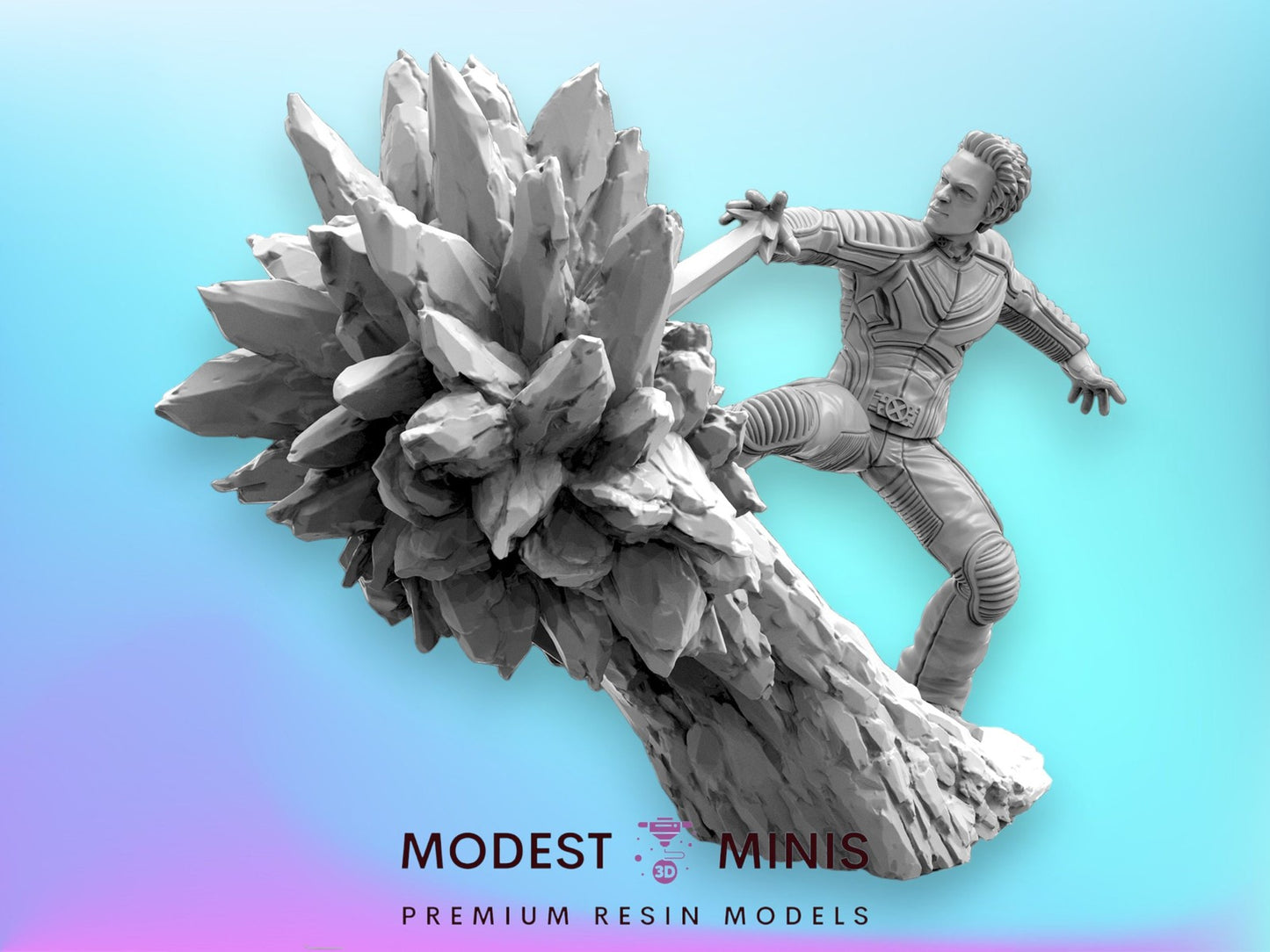 Baltic Boy 2000 Iceman - 40mm  Miniature | Crisis Protocol Proxy | Trident