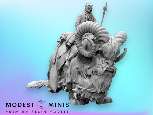 Desert Raider Beast - 28mm - 40mm Scale | Black Remnant Star Wars Legion Mini