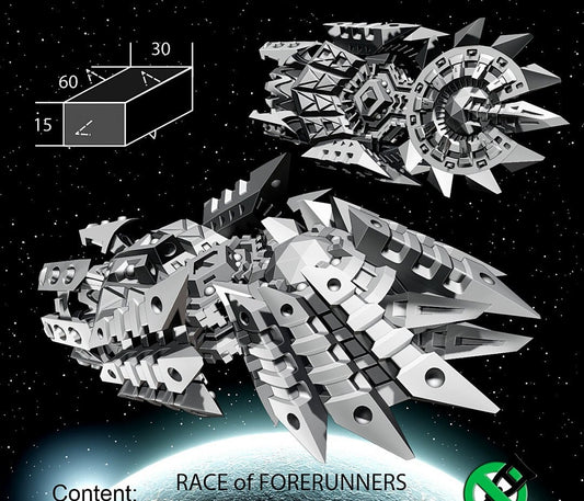 Forerunners Flagship - Twilight Imperium | Fleetscale | Starfinder | Billion Suns | Starmada | Firefly | Terra Conflict