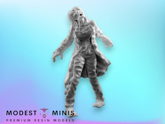 Zombie Toxic Scientist | 28mm - 100mm Scale Resin Mini | Zombicide | Vaultz