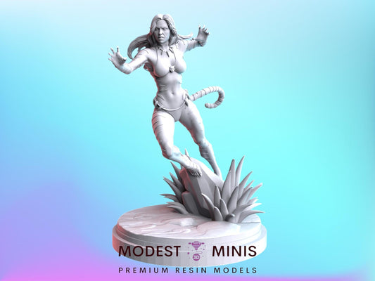 Cheetarah - 32mm - 40mm Mini | DnD Mini | Superhero | C27