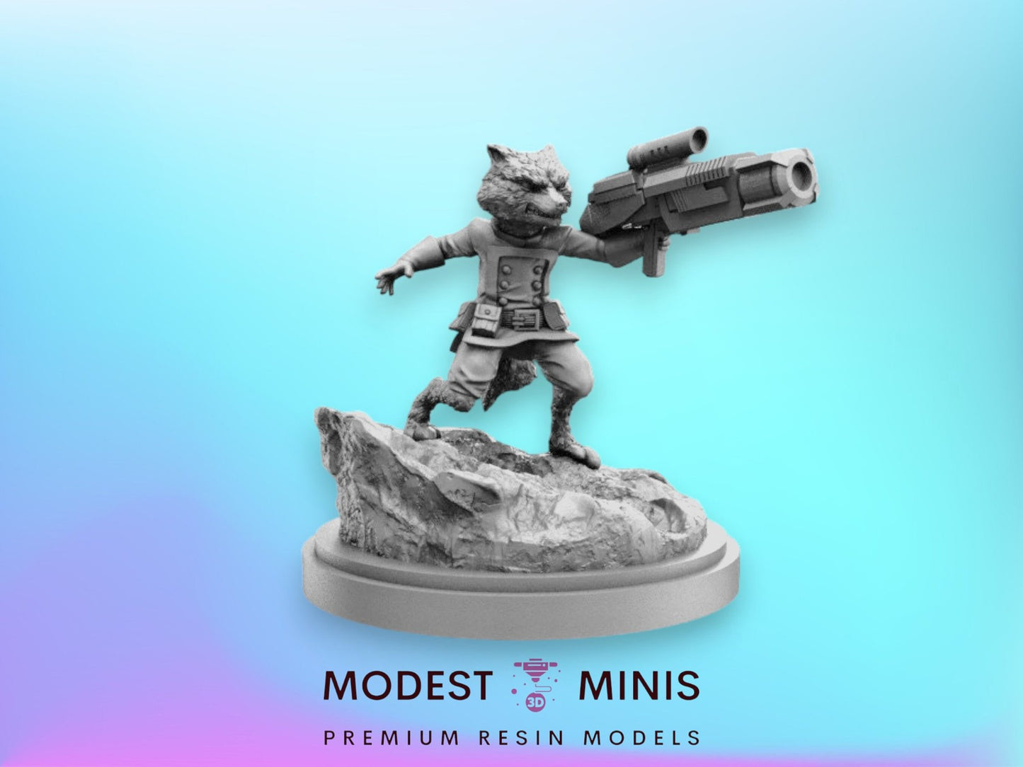 Trash Panda - Rocket 32mm - 40mm Mini | DnD Mini | Superhero | C27