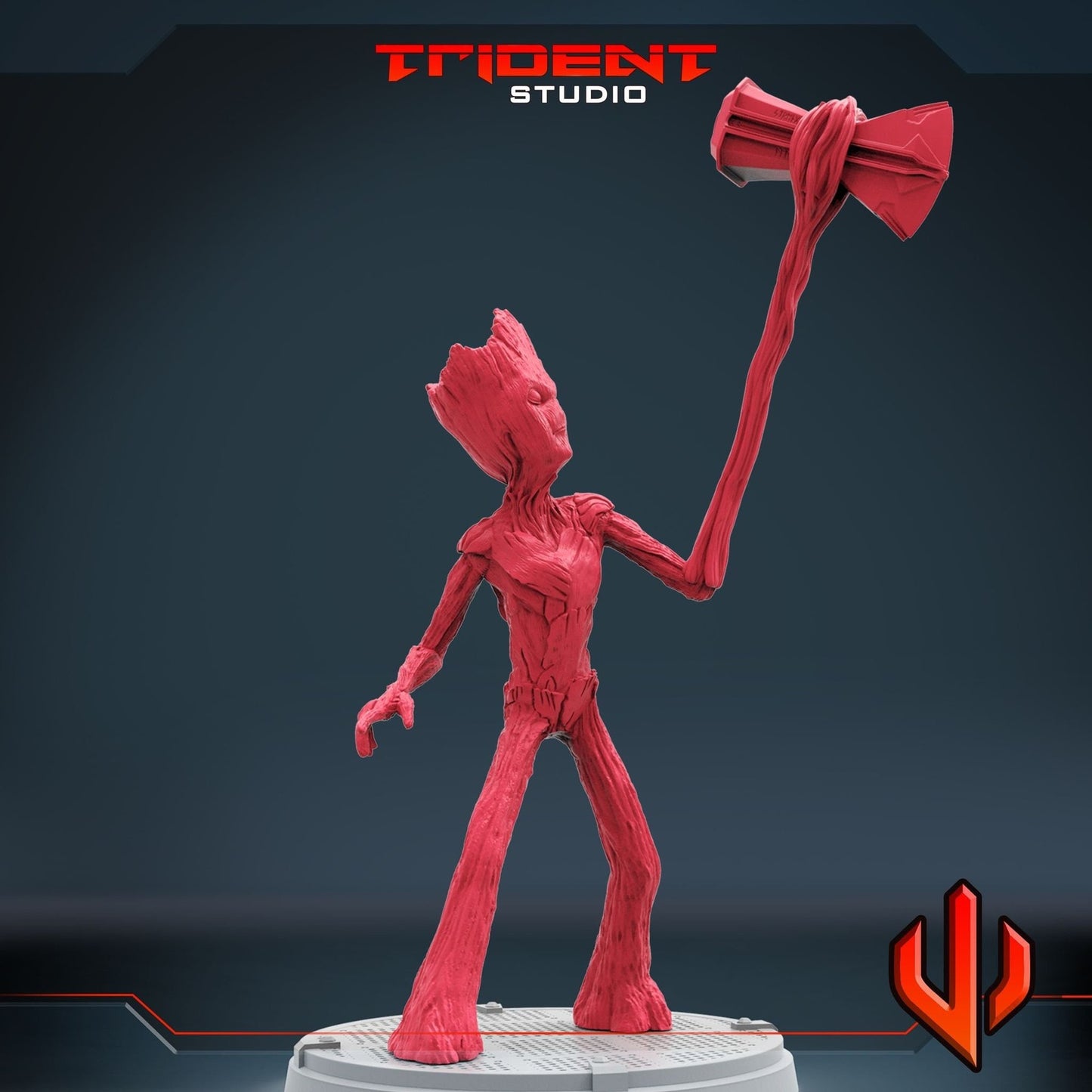 I AM Teen - Groot 40mm  Miniature | Crisis Protocol Proxy | Trident
