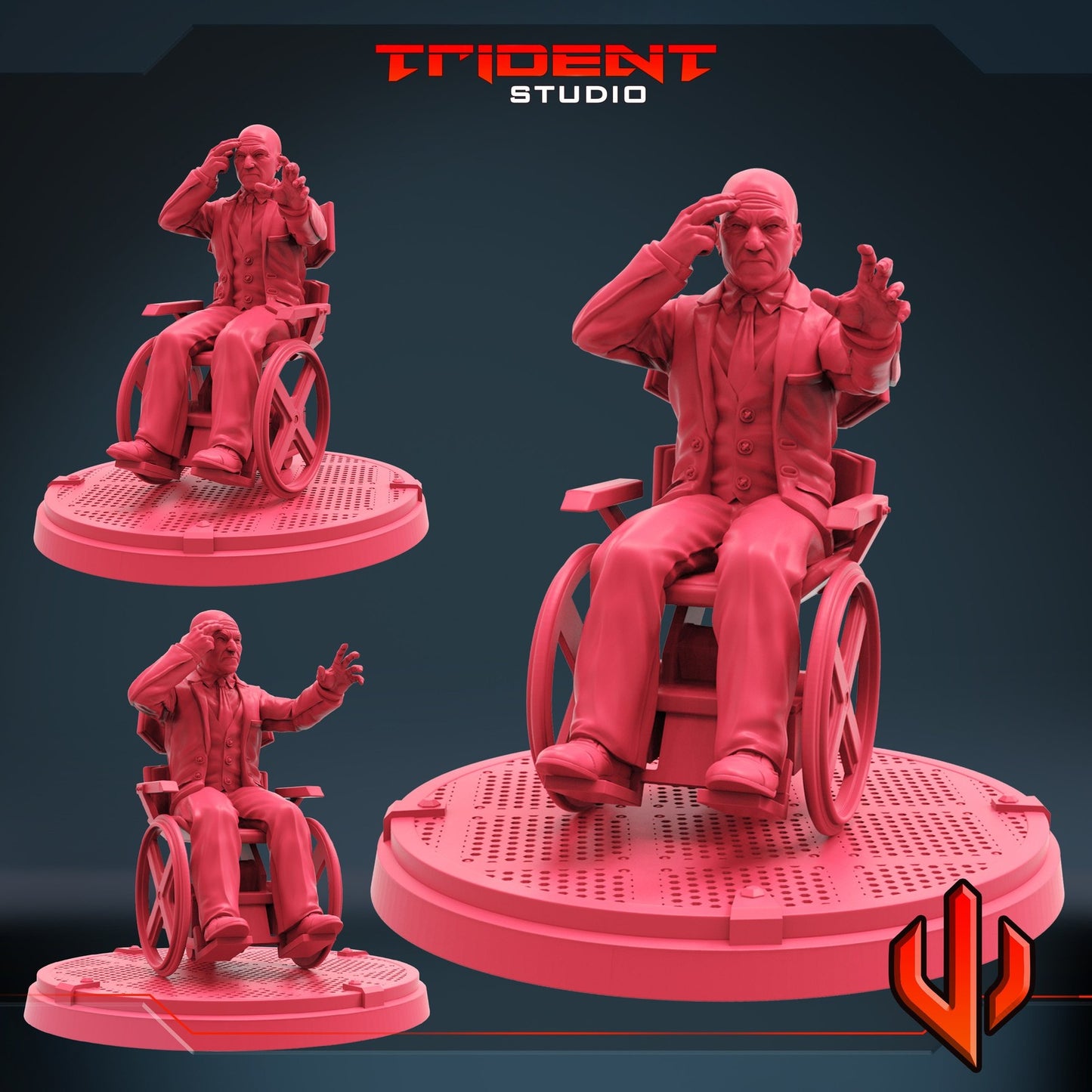 Classic X Mind Mentor - 32mm - 40mm Mini | Crisis Protocol Proxy | Trident