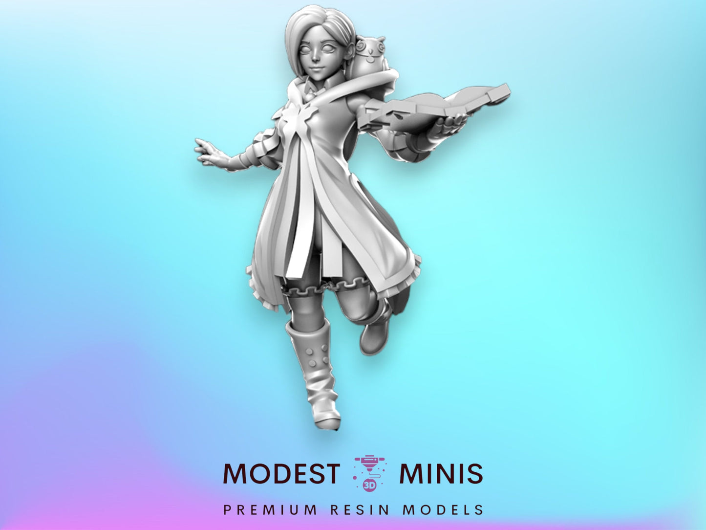 ToA Rinwell - 32mm Scale DnD Miniature | Dungeons and Dragons | Classic JRPG Mini - RN Estudio