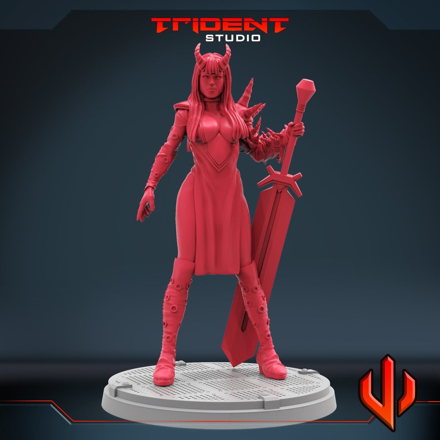 Phoenix Magic A - Magik 40mm  Miniature | Crisis Protocol Proxy | Trident