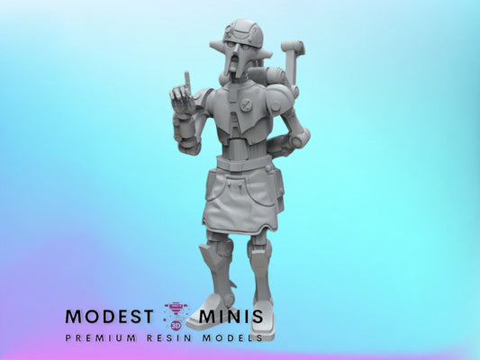 Mystical Droid Architect - 28mm - 40mm Scale | D&D | Star Wars Legion Mini