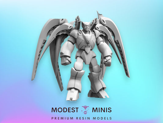 50mm Cybermech Powersuit - 32mm Scale Alien Miniature  | Law Upholders | Papsikels