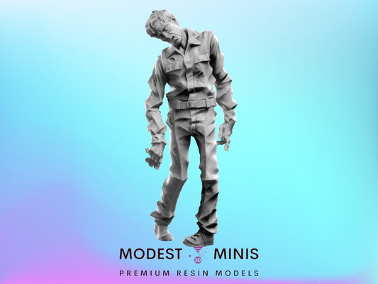 Zombie Classic1 | 28mm - 100mm Scale Resin Mini | Zombicide | Vaultz