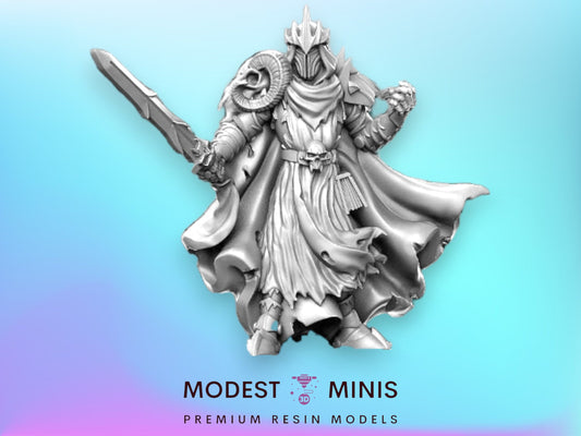 Agmoth Lich Warrior - 32mm Scale DnD Miniature | Dungeons and Dragons | JRPG Mini - RN Estudio