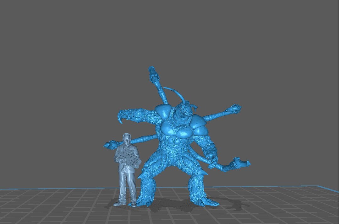 Hyper Papsinoid Henzaymtu A - Resin Cyberpunk Miniature  | Papsikels