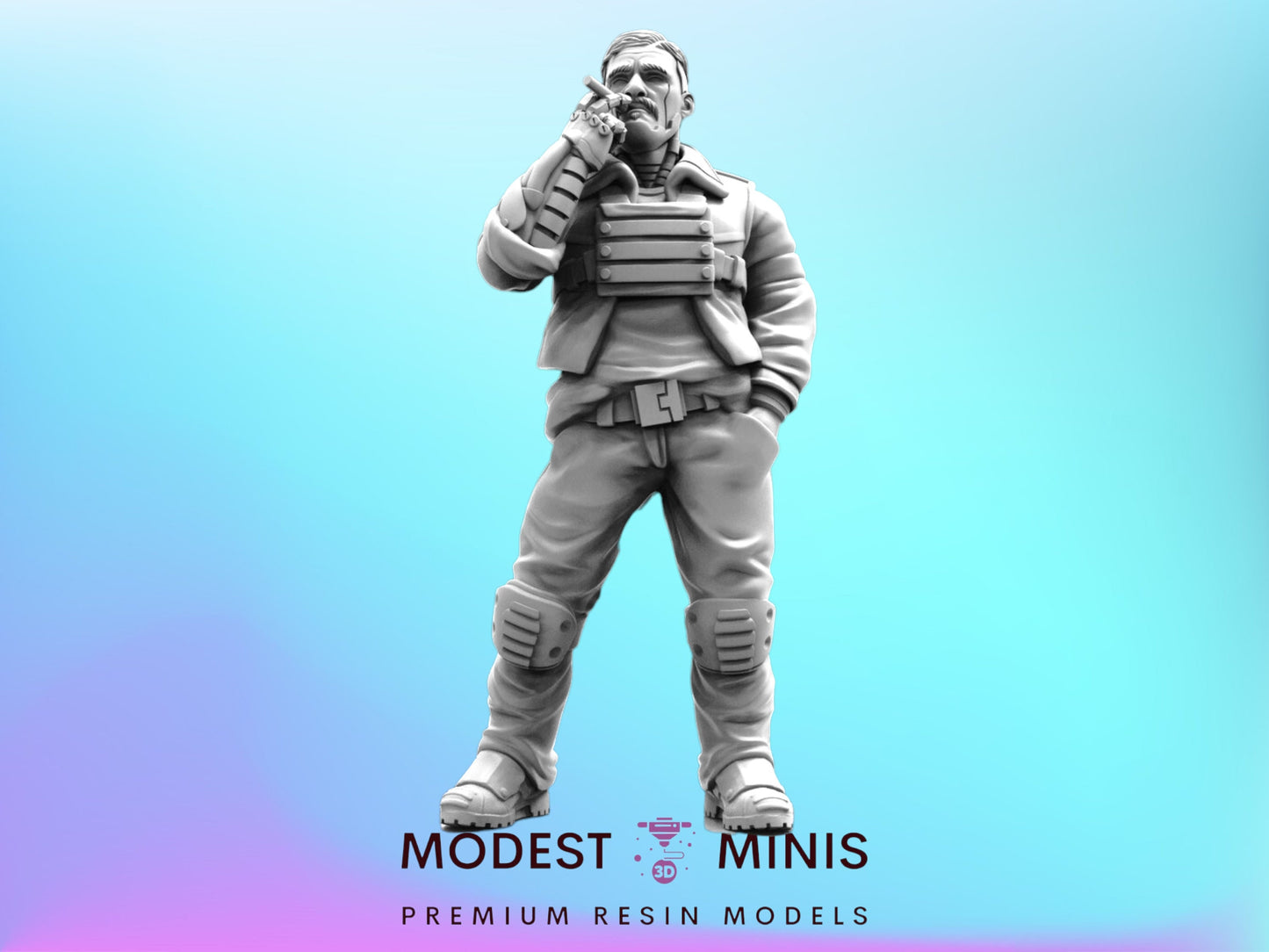 Quadro Informant Manong Joni - 32mm Scale Alien Miniature  | Law Upholders | Papsikels