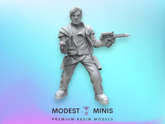 Jaq - 28mm - 40mm Scale | RPG | Scifi  | Black Remnant Star Wars Legion Mini