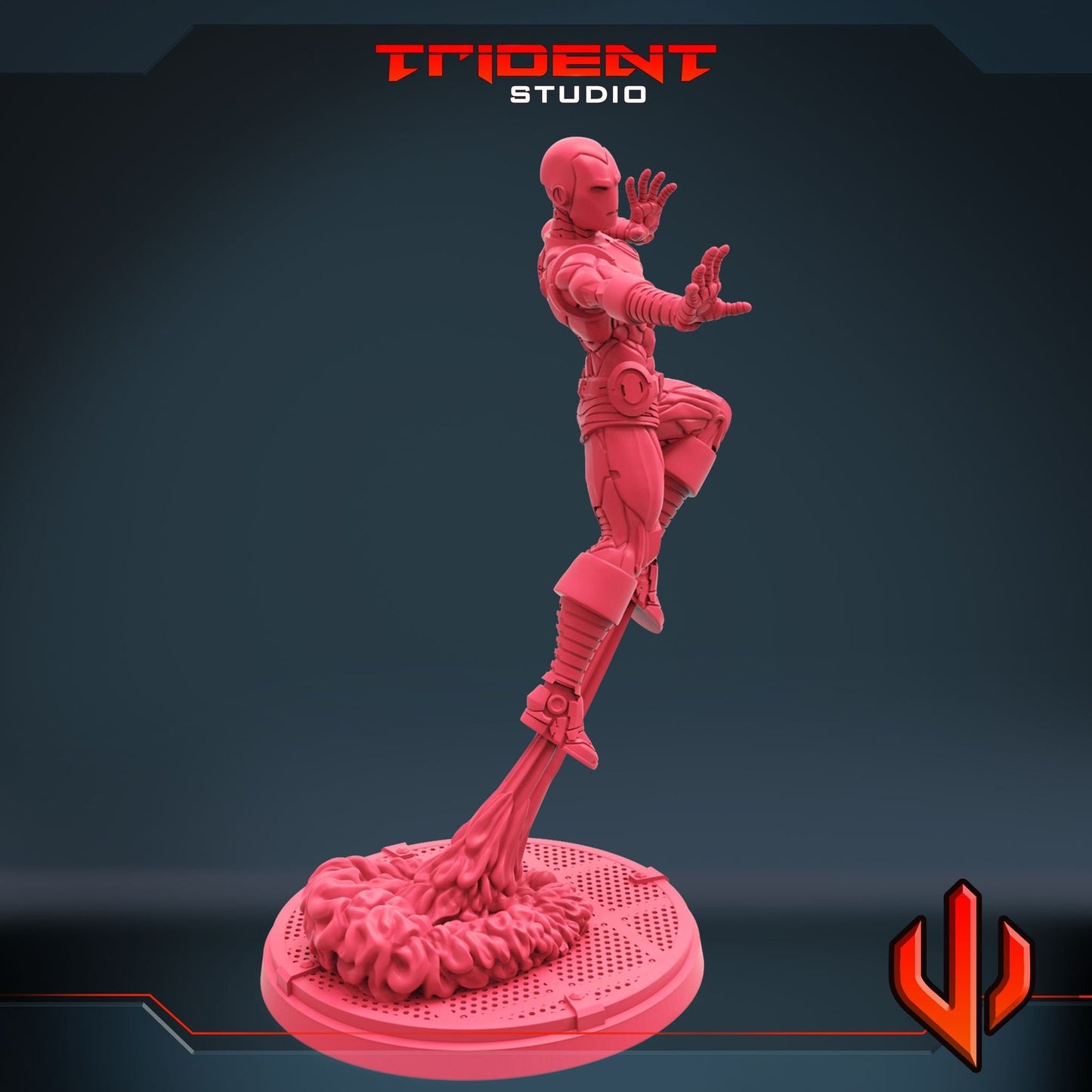 Metal Man A - 40mm  Miniature | Crisis Protocol Proxy | Trident