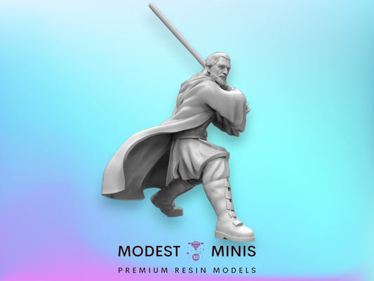 Shatter Grey Mystical Warrior - Shatterpoint Scale  Star Wars Legion Mini